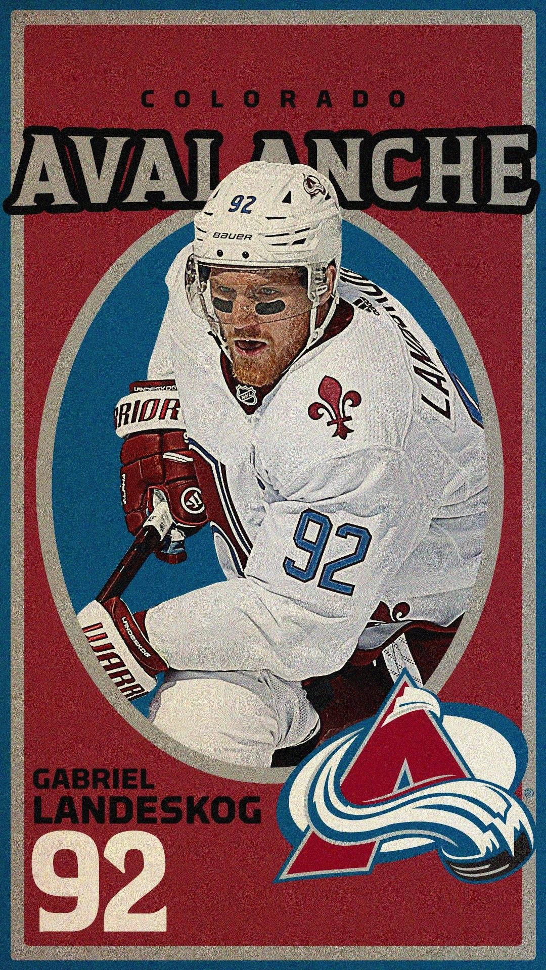 Gabriel Landeskog Digitally Painted Art