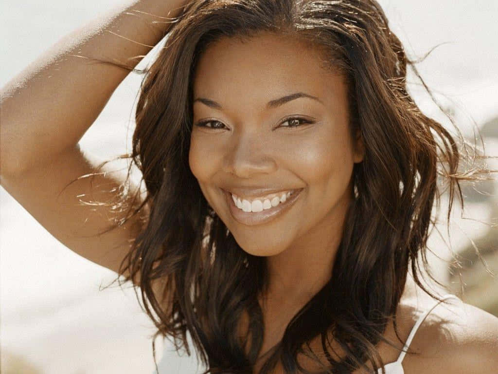 Gabrielle Union Radiant In A Photoshoot Background