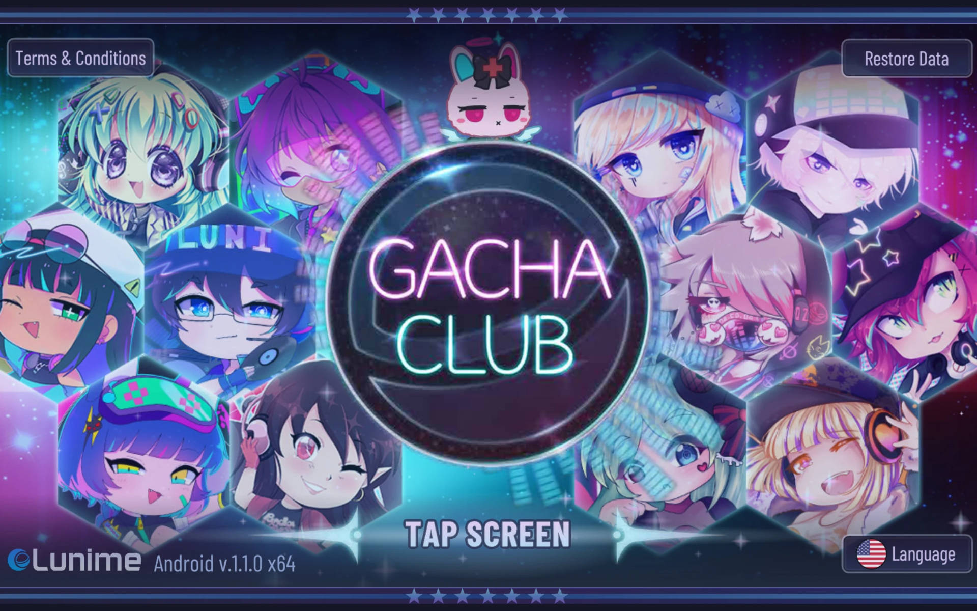 Gacha Club Title Screen Background