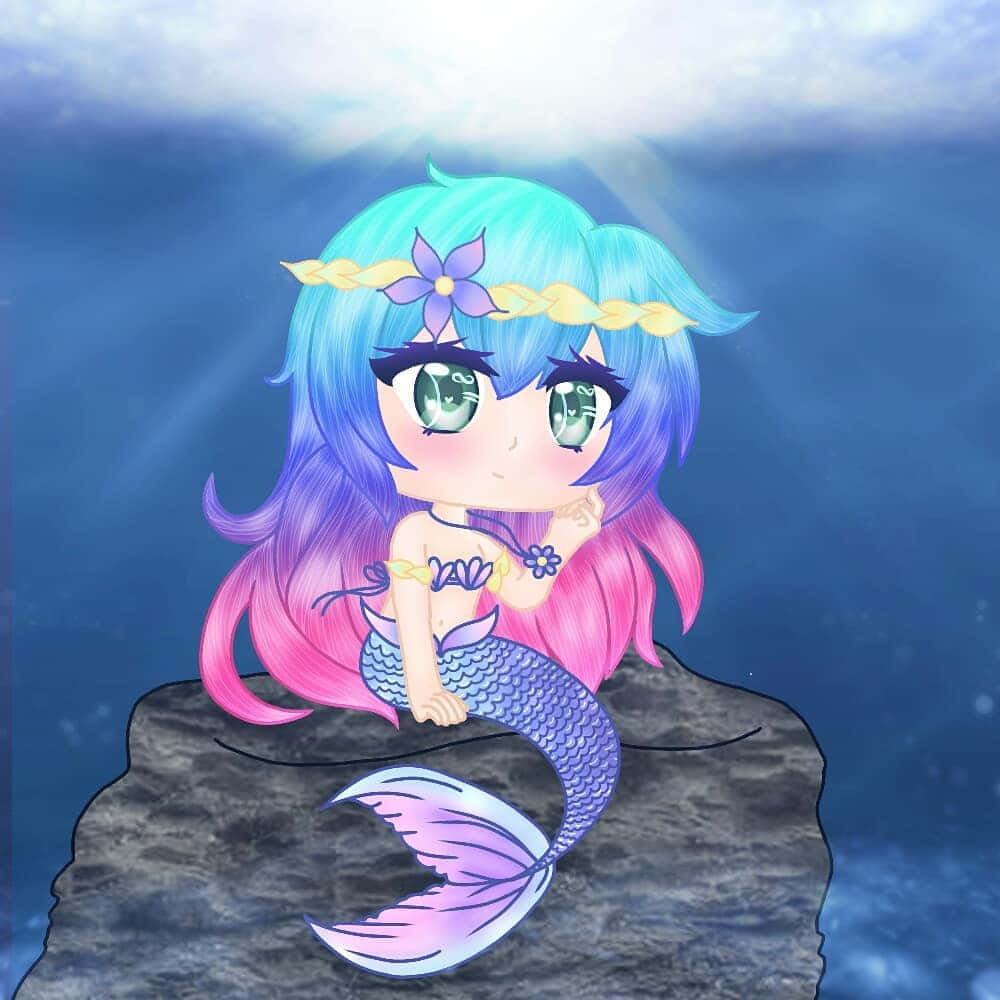 Gacha Life Cute Mermaid Background