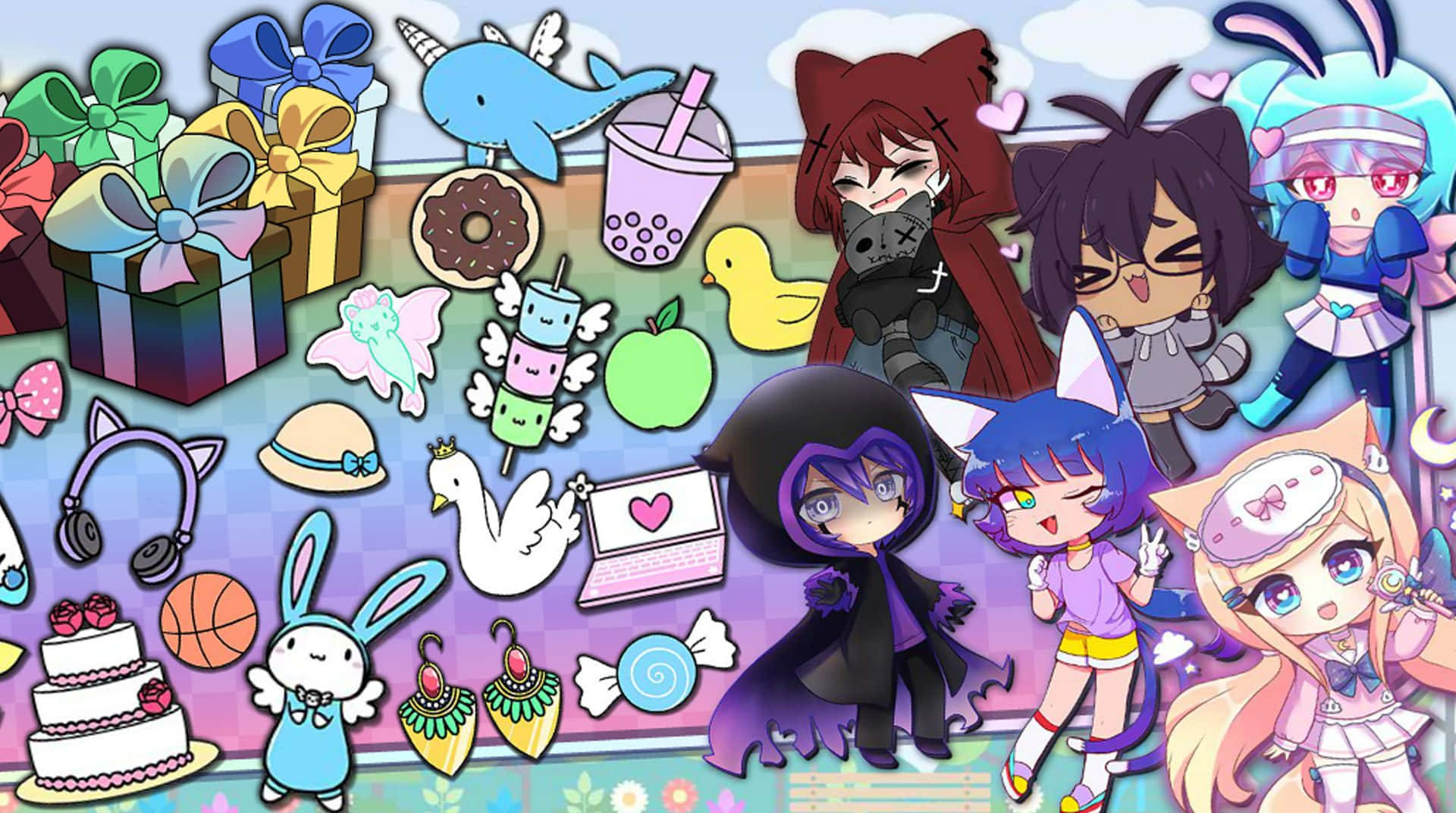 Gacha Life's Cute Characters Provide Hours Of Entertainment! Background