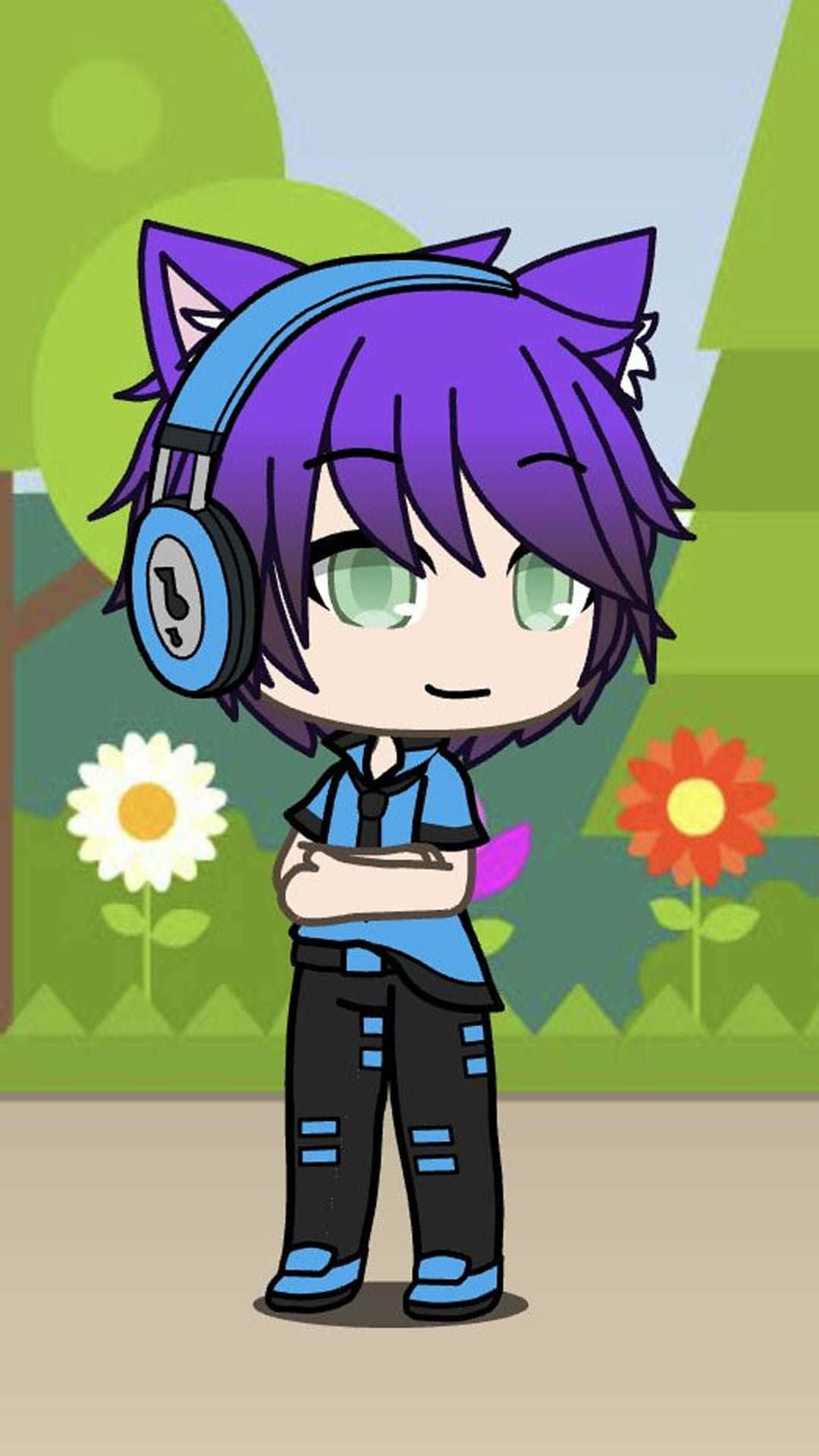 Gacha Life Tomboy Music Enthusiast Background