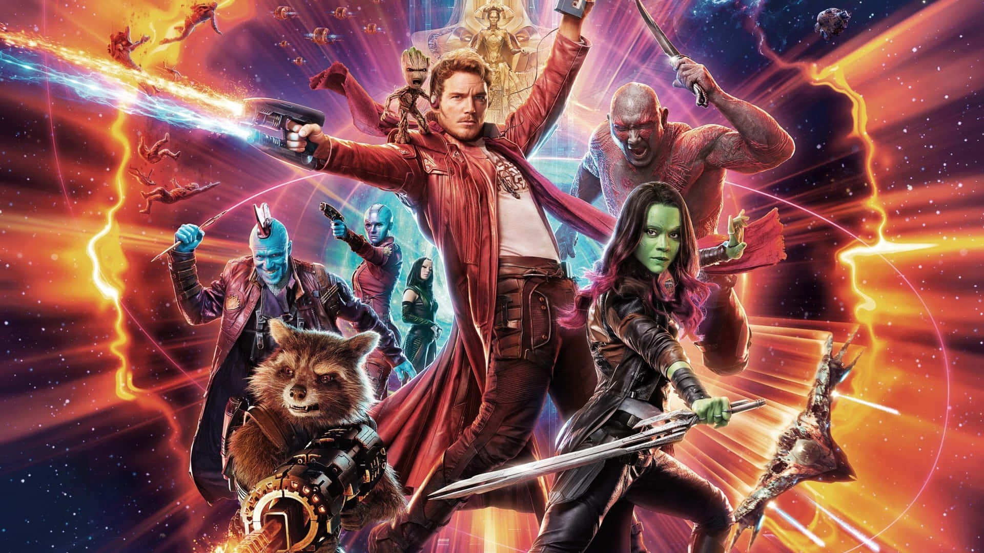 Gadgets, Groot And Guns: Star-lord And The Guardians Return For An Awesomely-action-packed Adventure Background