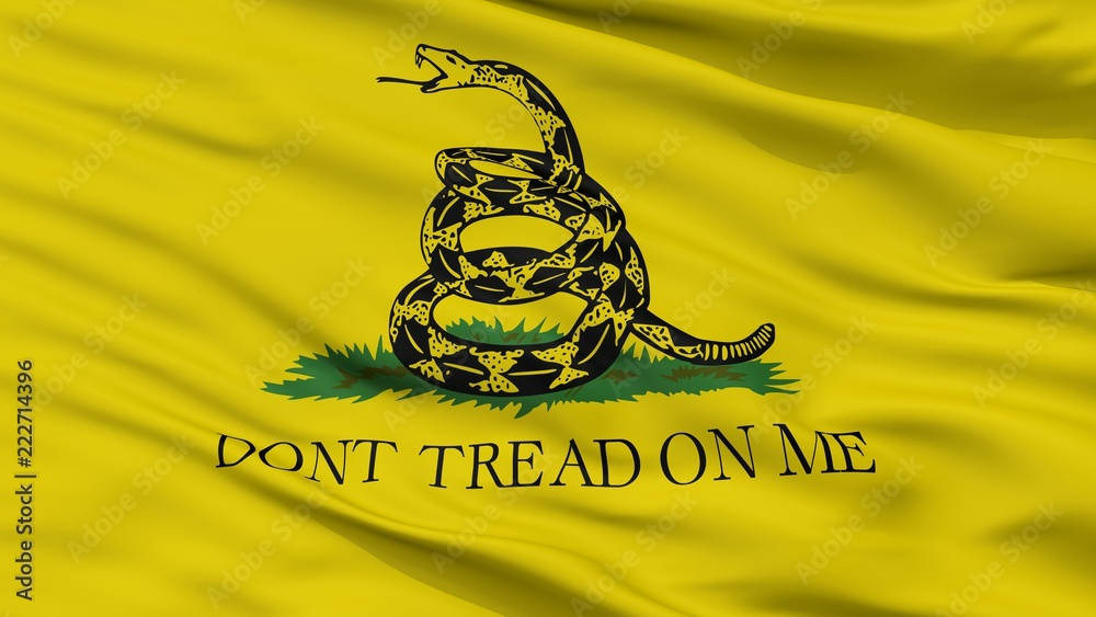 Gadsden Flag Dont Tread On Me Cloth Background