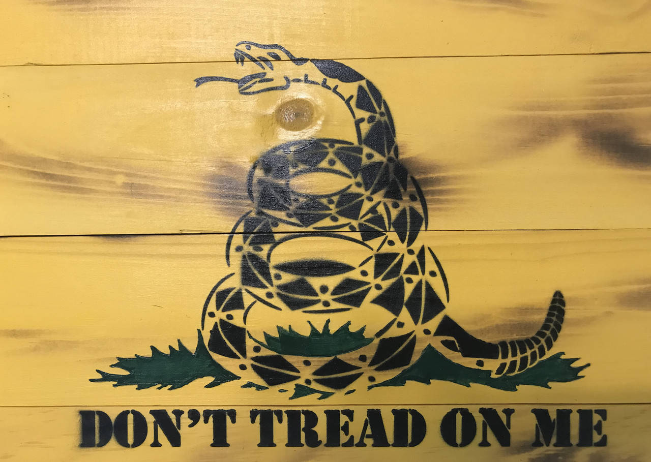 Gadsden Flag Dont Tread On Me Mark Background