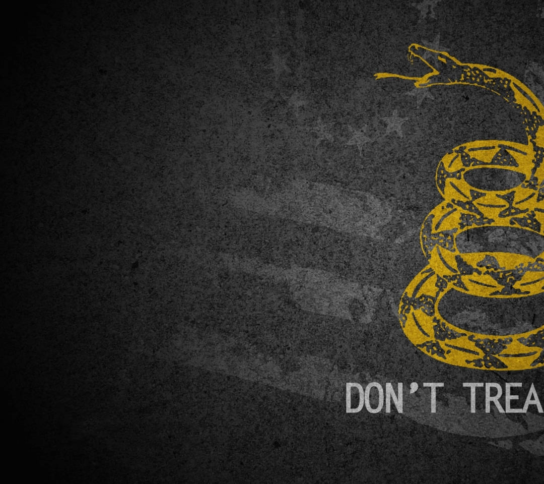 Gadsden Flag Half View Background