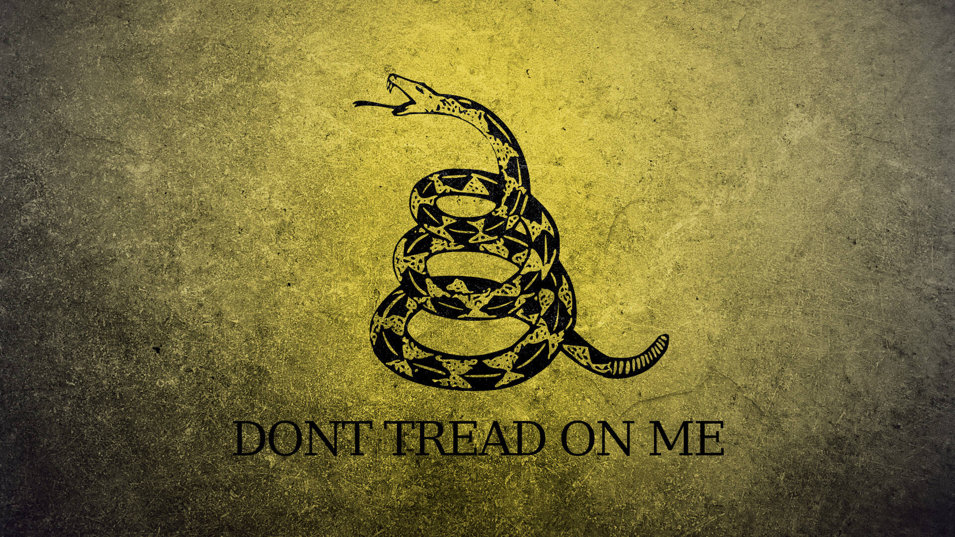 Gadsden Flag Snake Spotlight Background