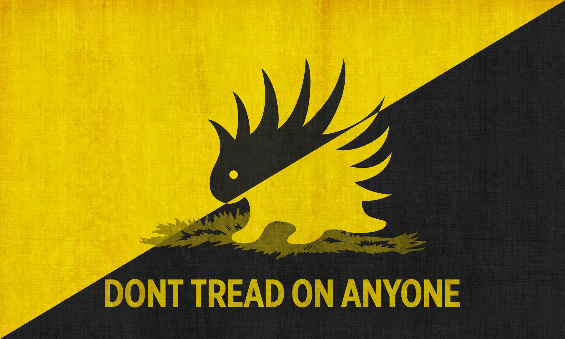 Gadsden Flag Unique Logo Design Background