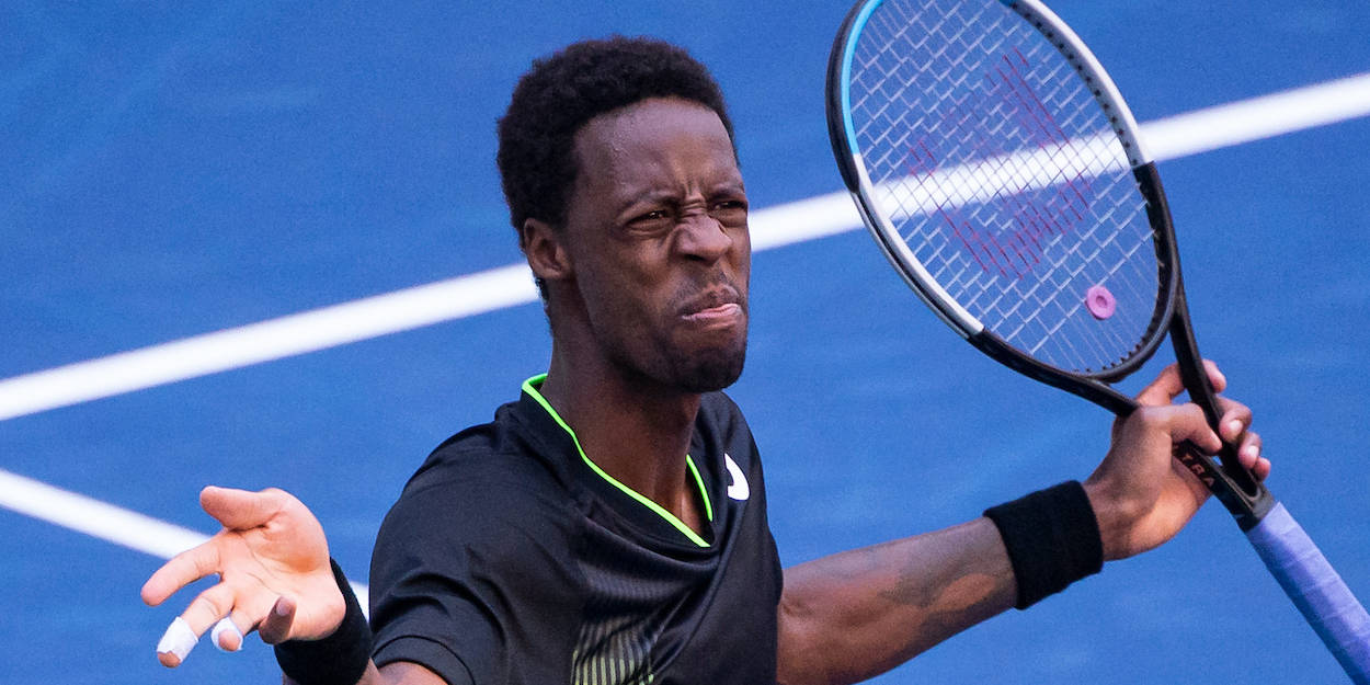 Gael Monfils Looking Confused Background