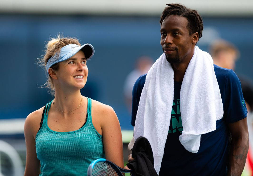 Gael Monfils Walking With Elina Svitolina