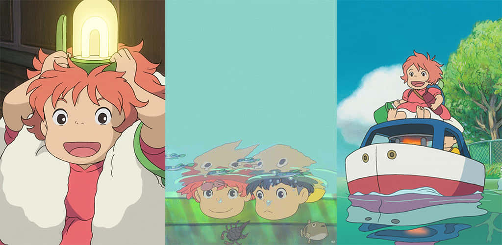 Gake No Ue No Ponyo Cut Trio Scene