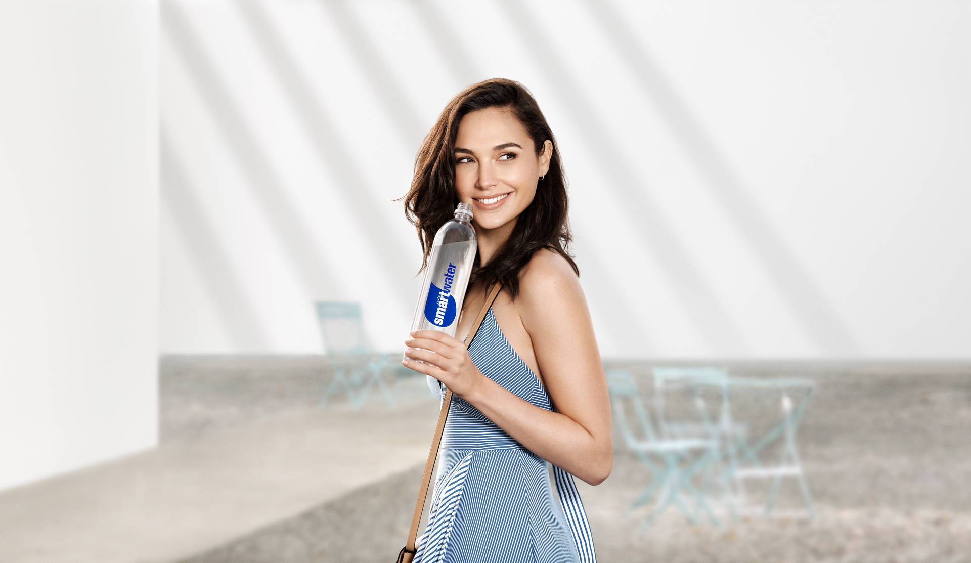 Gal Gadot In Smartwater Commercial Background