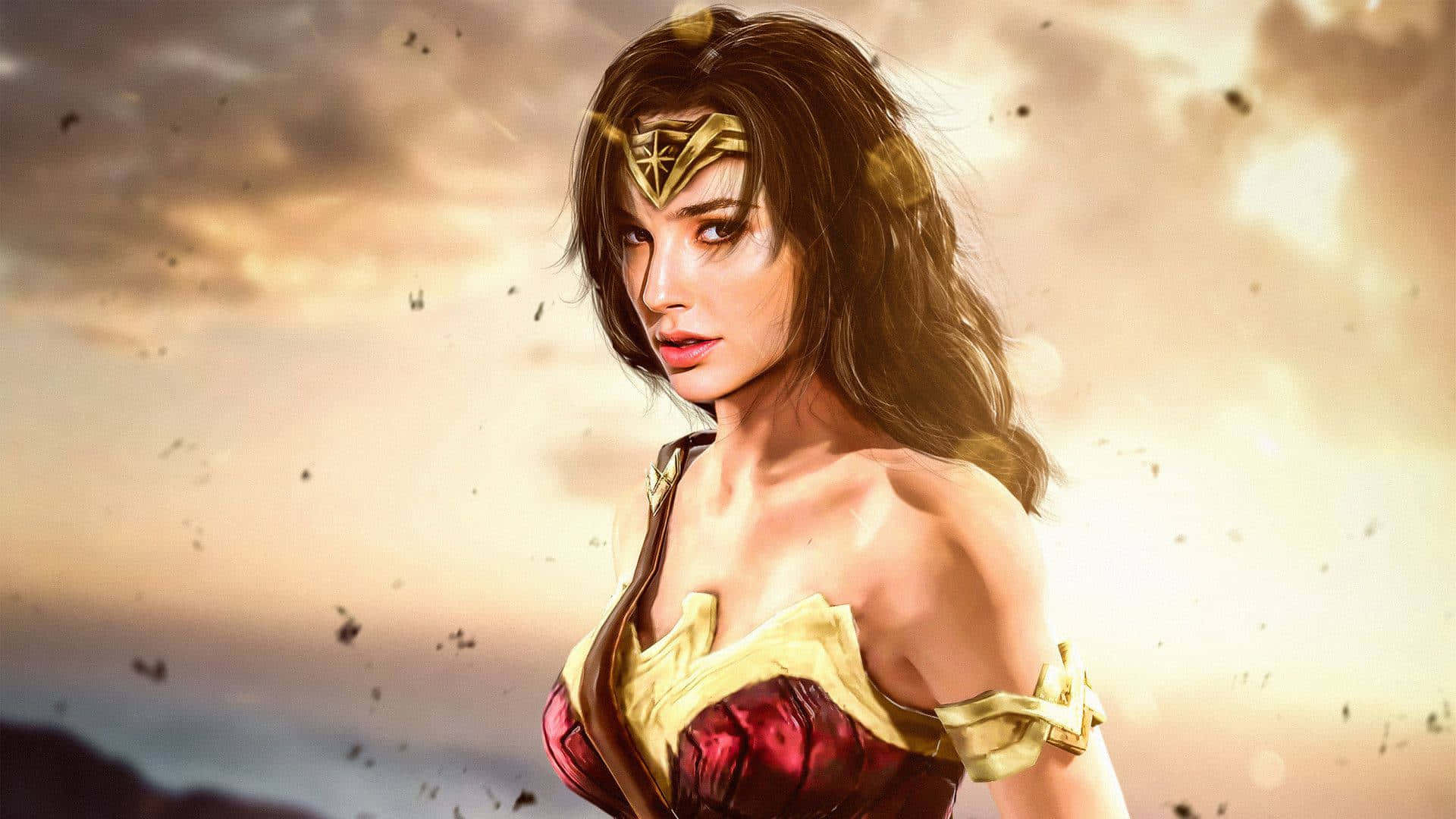 Gal Gadot Wonder Woman Profile Background