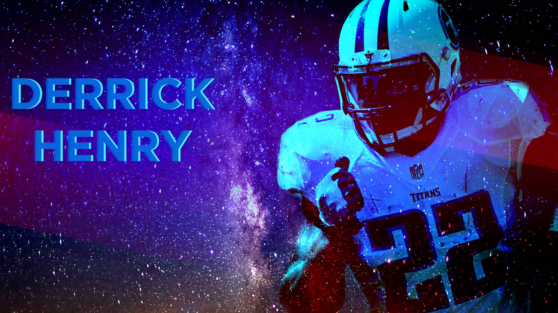 Galactic Derrick Henry Poster Background