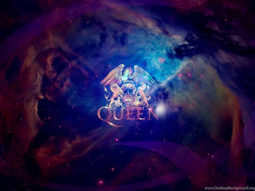 Galactic Logo Of The Band Queen Background