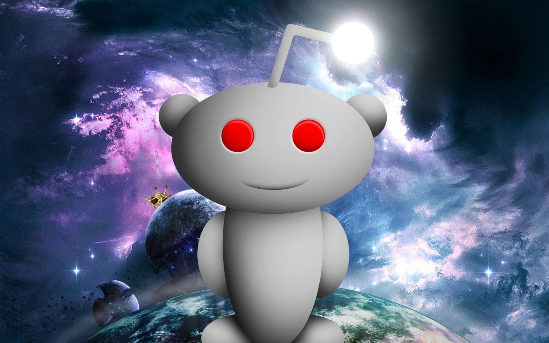 Galactic Space Reddit Art Background