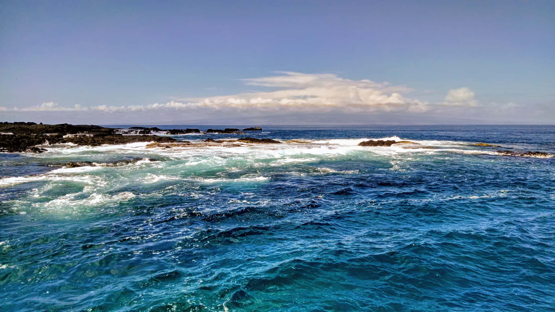 Galapagos Islands Mesmerizing Sea Water Background