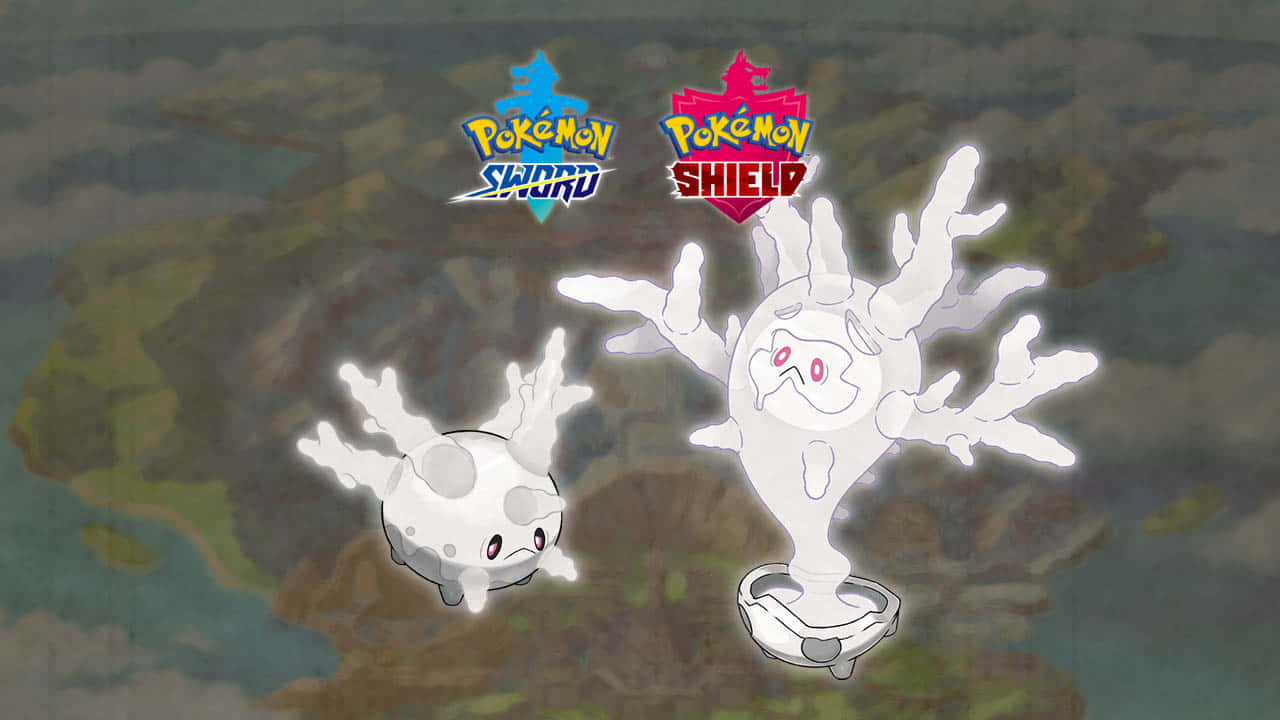 Galarian Corsola And Cursola Background