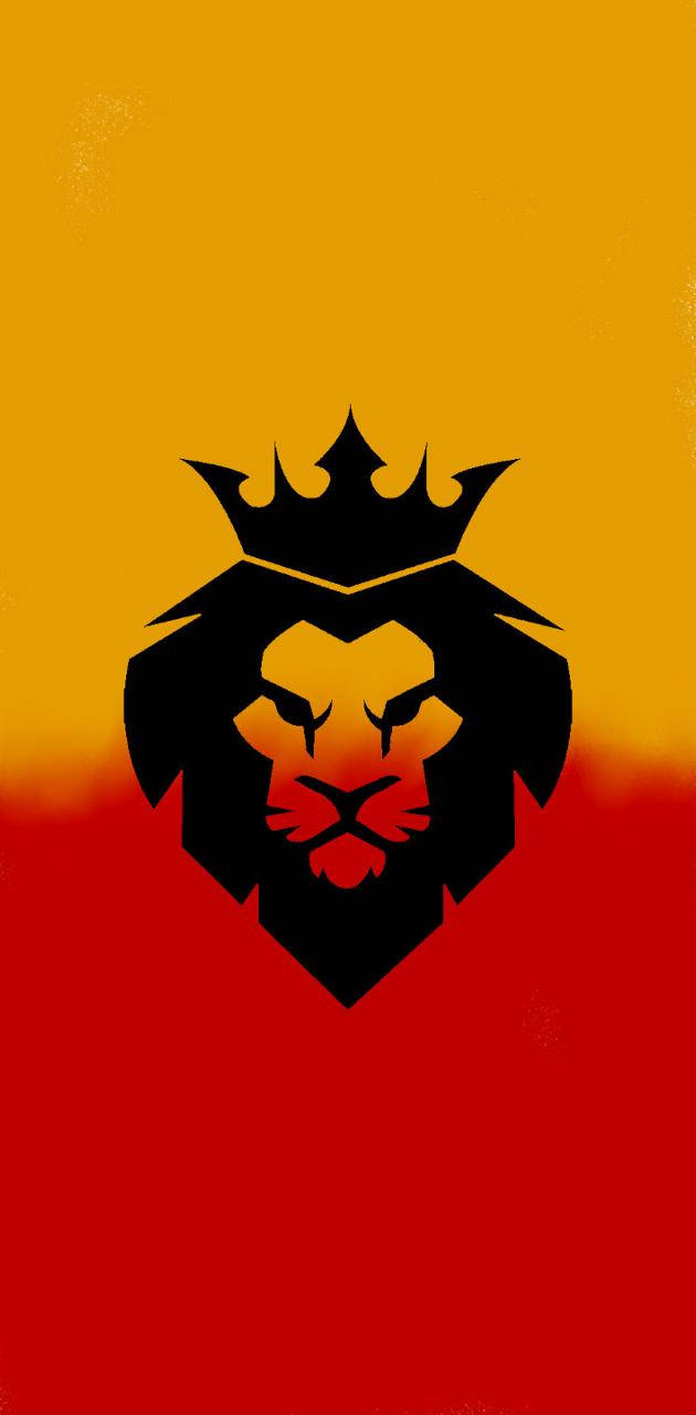 Galatasaray Lion With Crown Icon Background