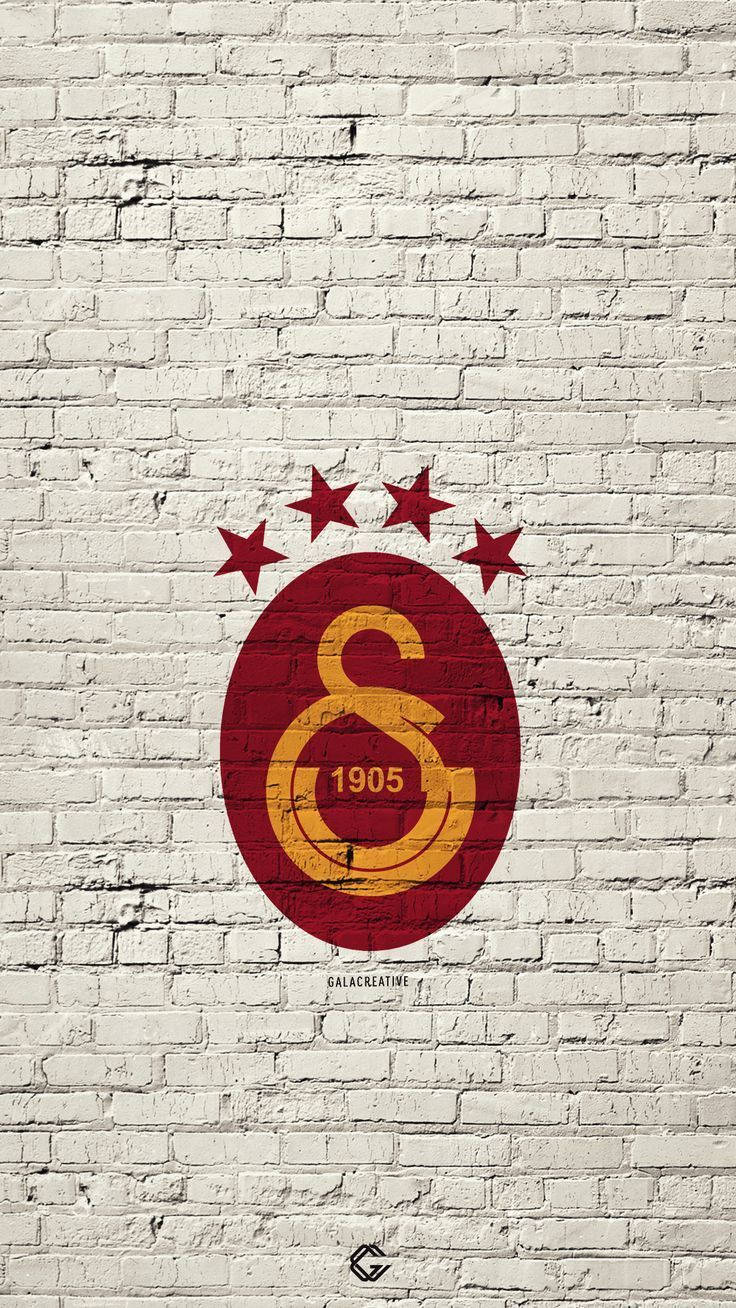 Galatasaray Logo On White Brick