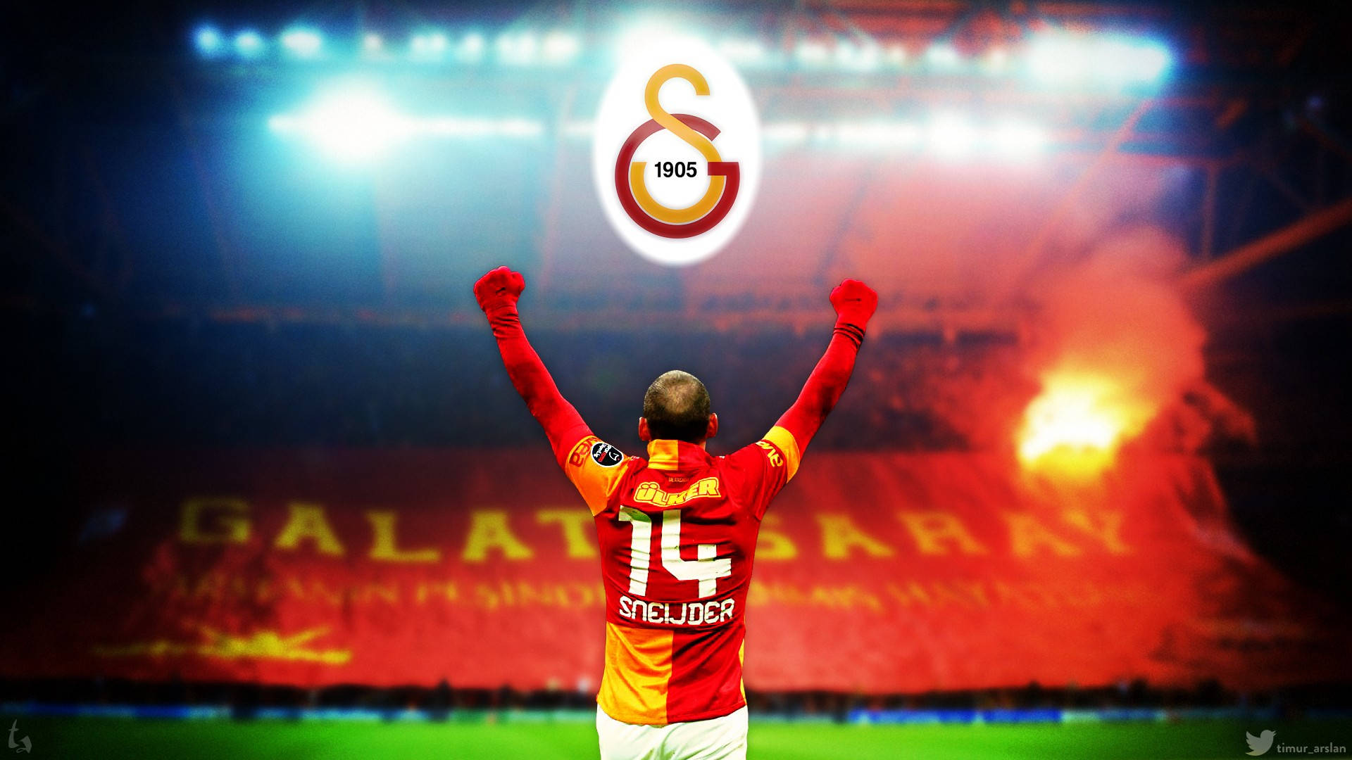 Galatasaray Sneijder Edit Background