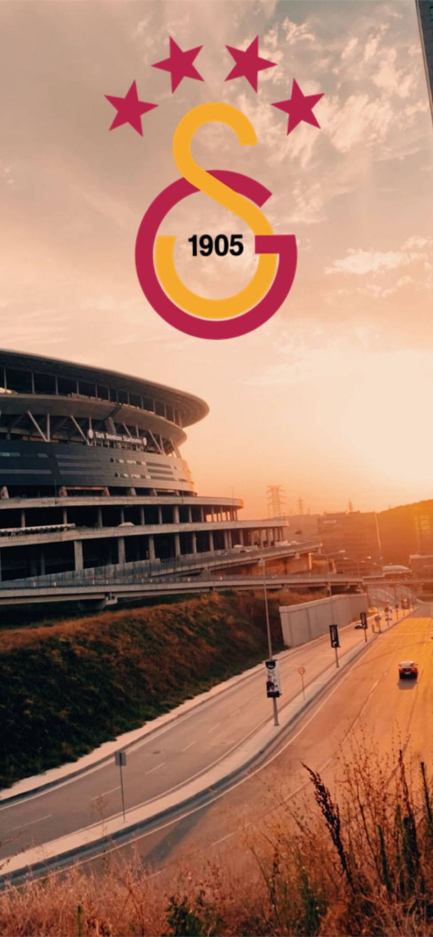 Galatasaray Stadium And Road Background