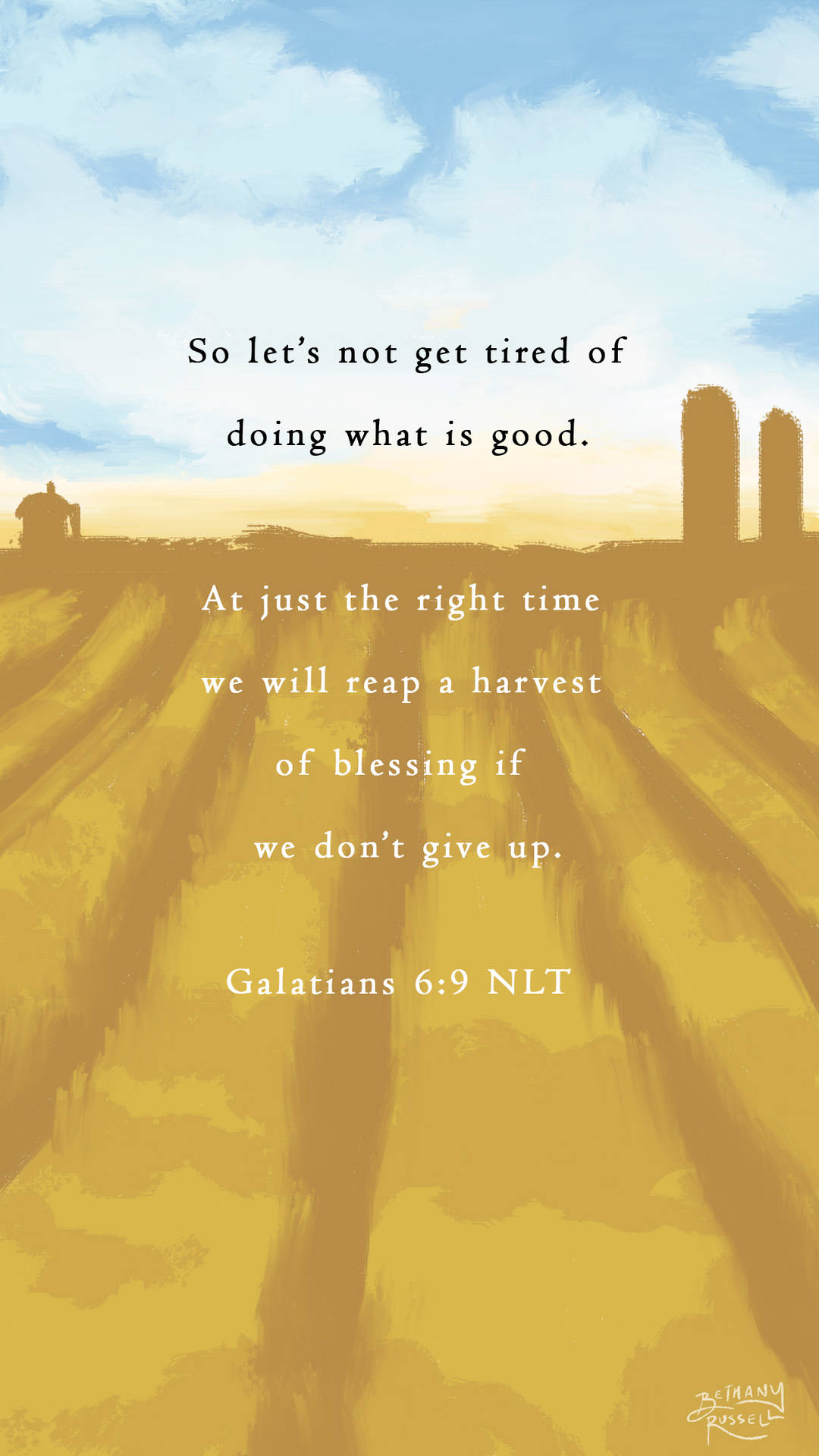 Galatians 6:9 Versed Background