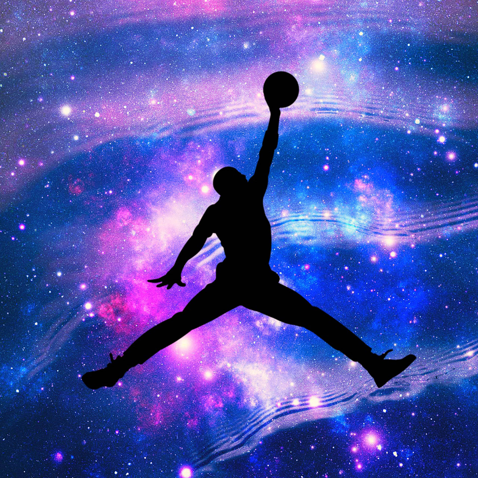 Galaxy Air Jordan Logo Background