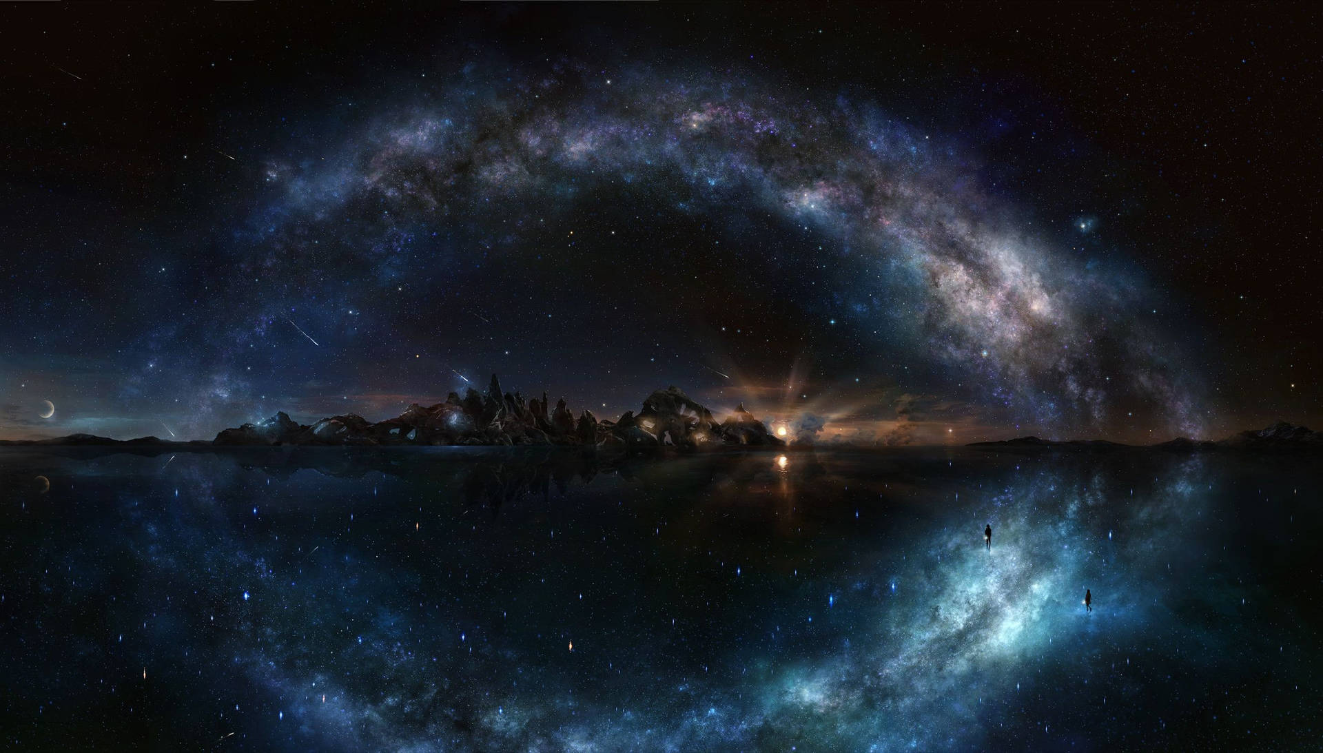 Galaxy Anime Night Sky