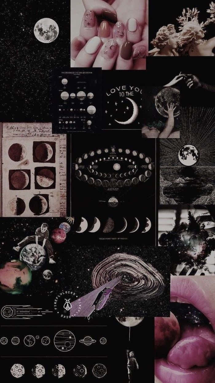 Galaxy Black Collage