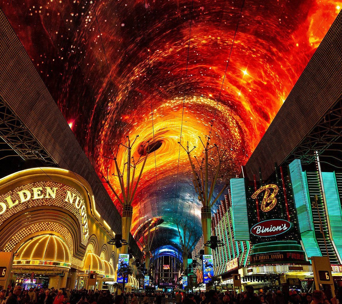 Galaxy Ceiling Fremont Street