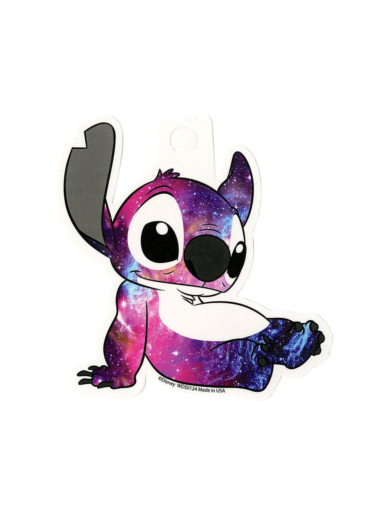 Galaxy Cute Stitch Art Background