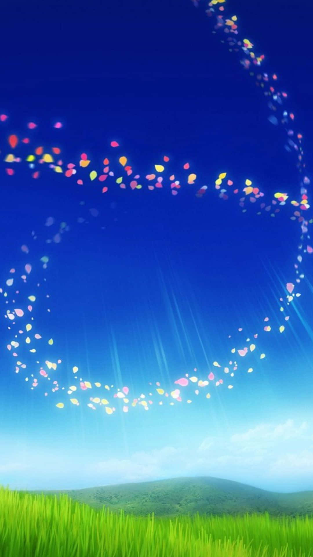 Galaxy S5 Flower Petals Game Background