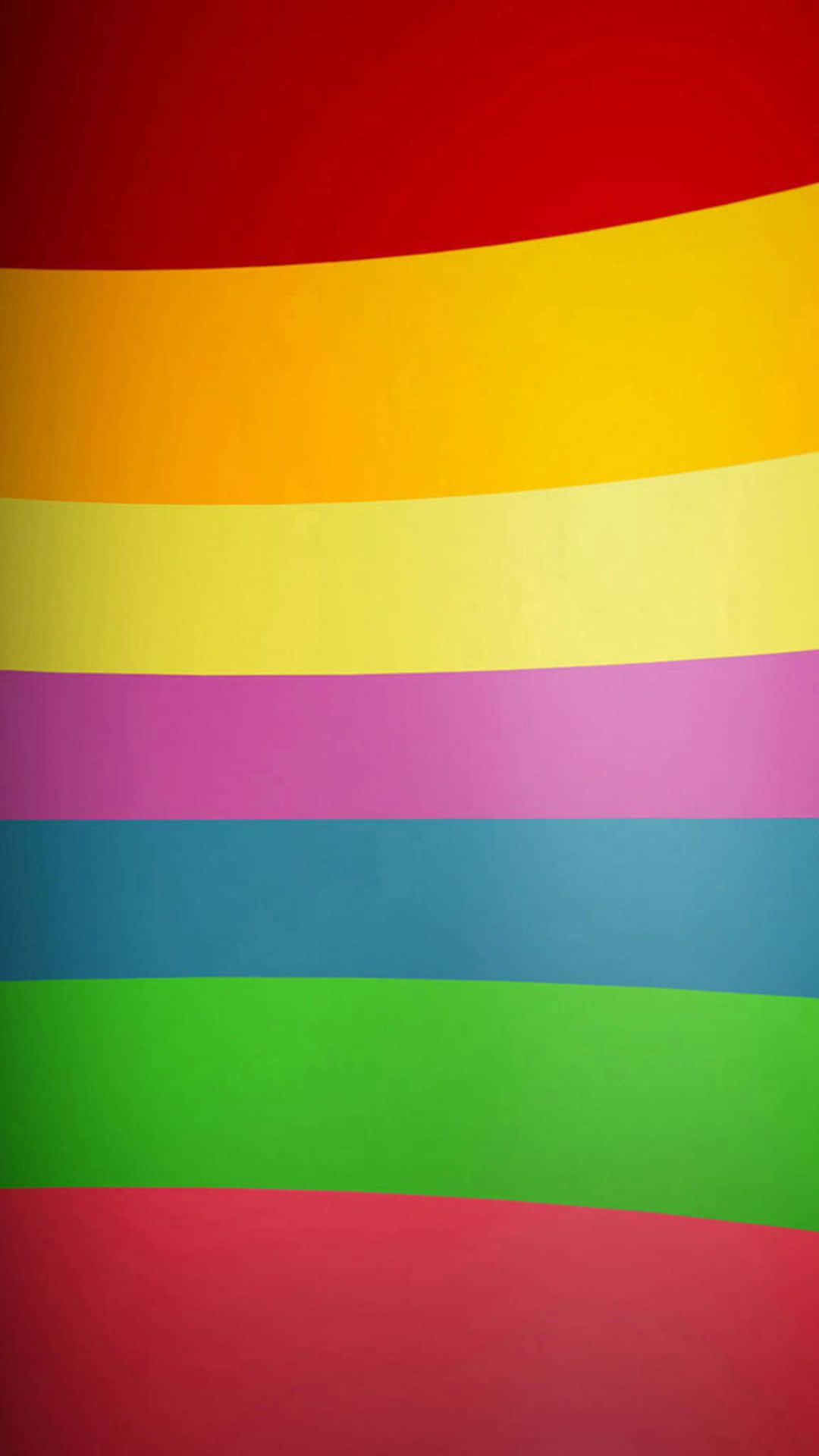 Galaxy S5 Rainbow Stripes Background
