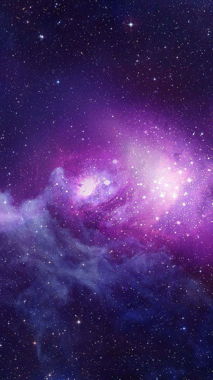 Galaxy Sky Bright Pink Light Background