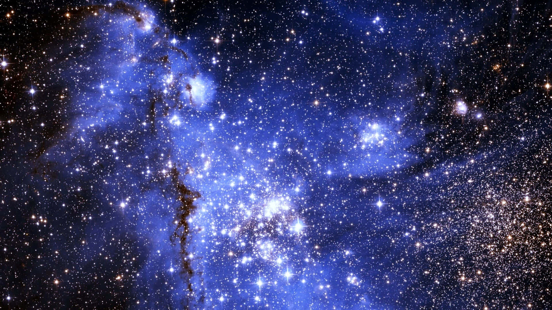 Galaxy Sky Clusters Stars Background