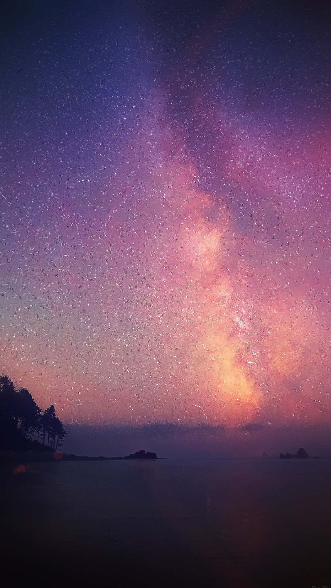 Galaxy Sky Flat Land