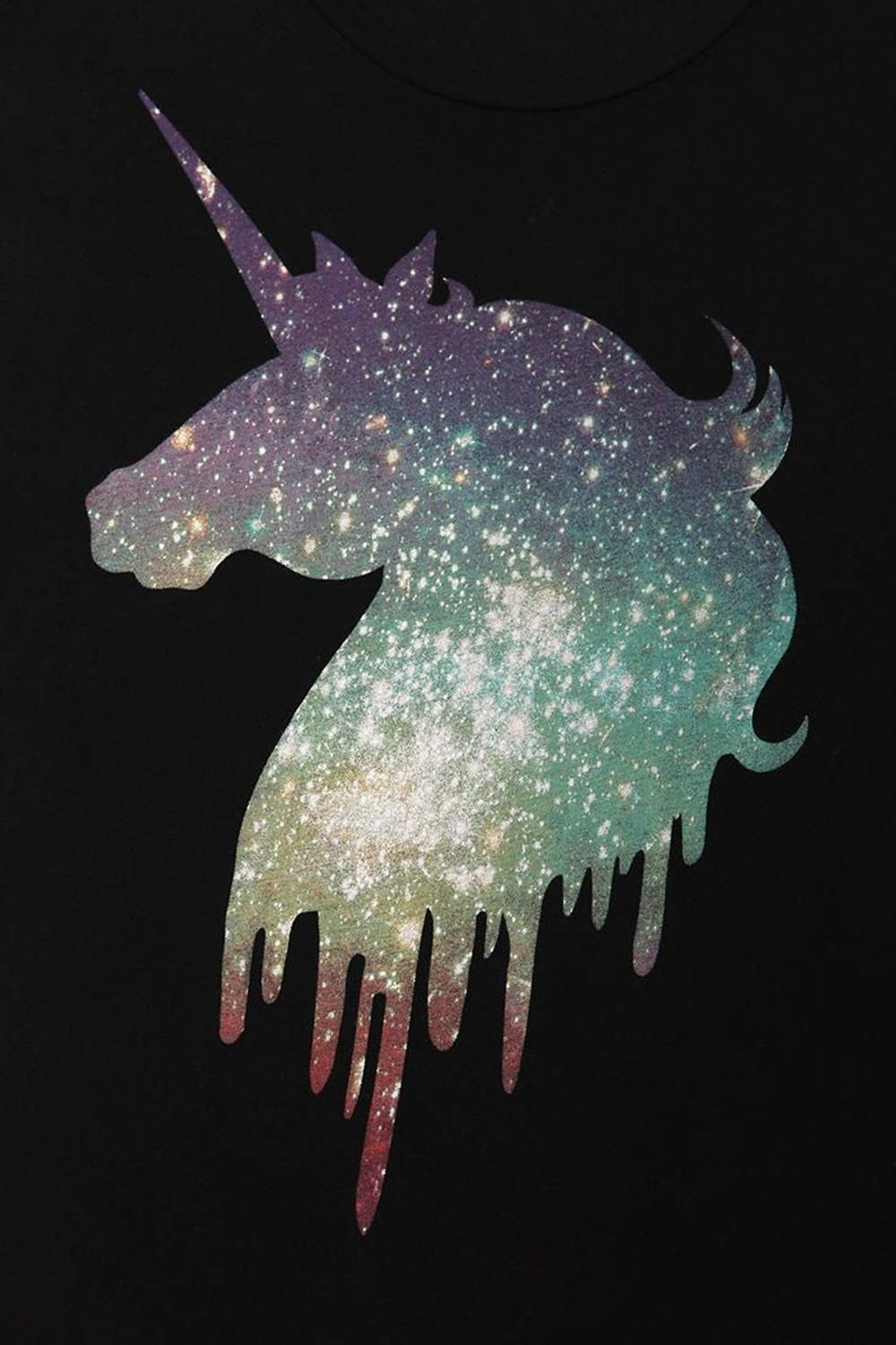 Galaxy Unicorn Dripping Digital Art