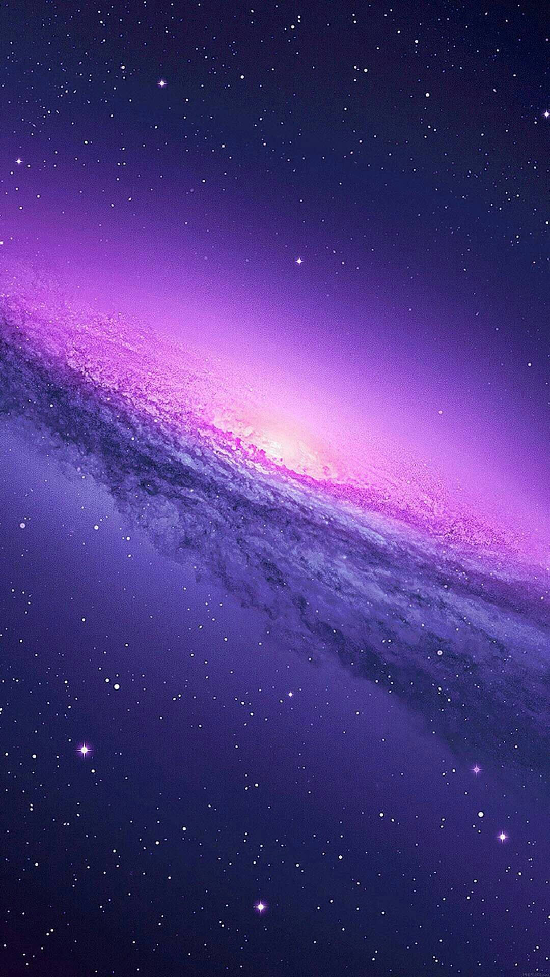 Galaxy With Indigo Aesthetic Theme Background