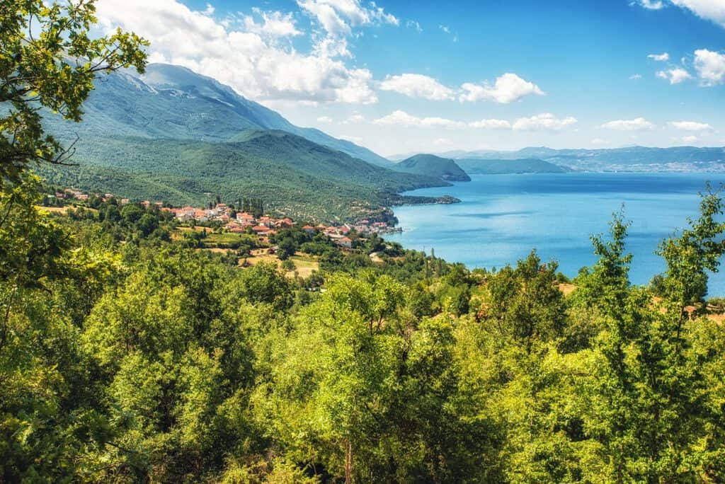 Galicica National Park In North Macedonia Background