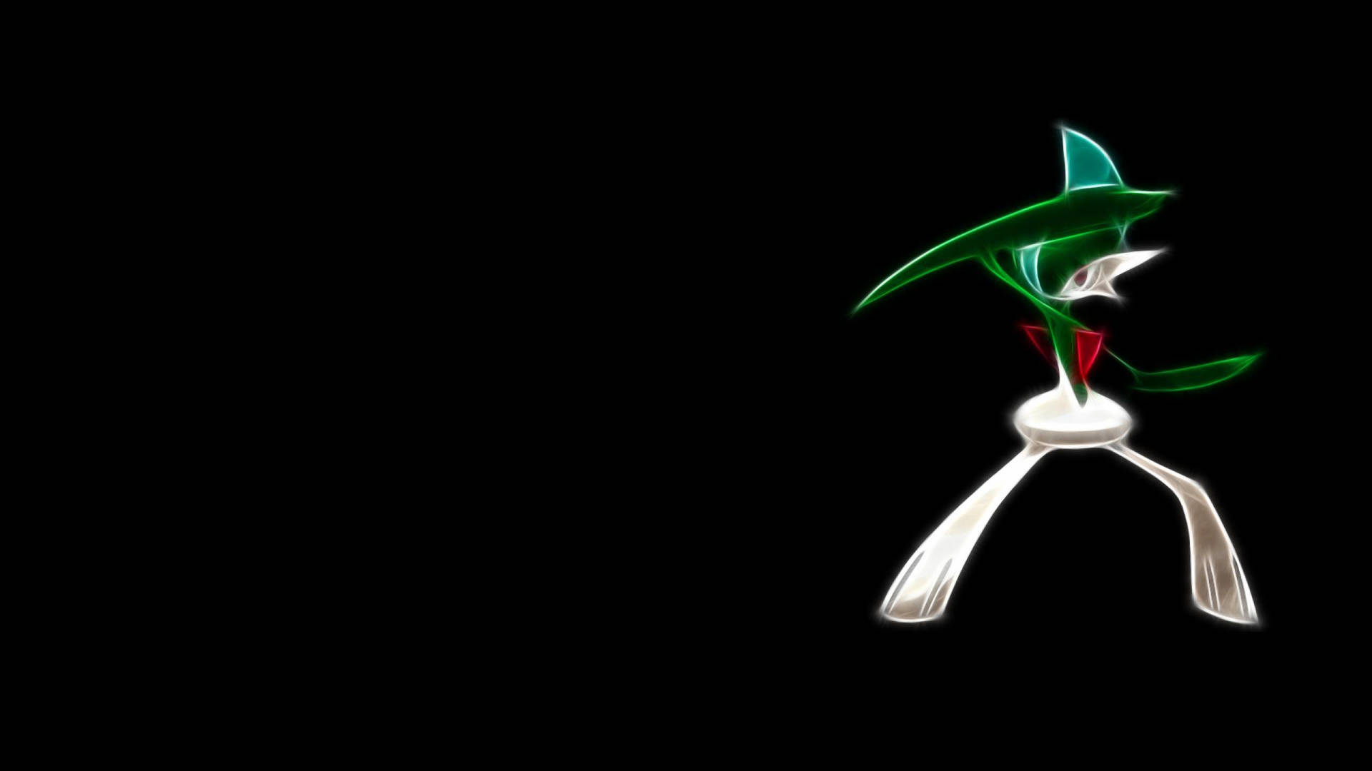 Gallade Black Background Background