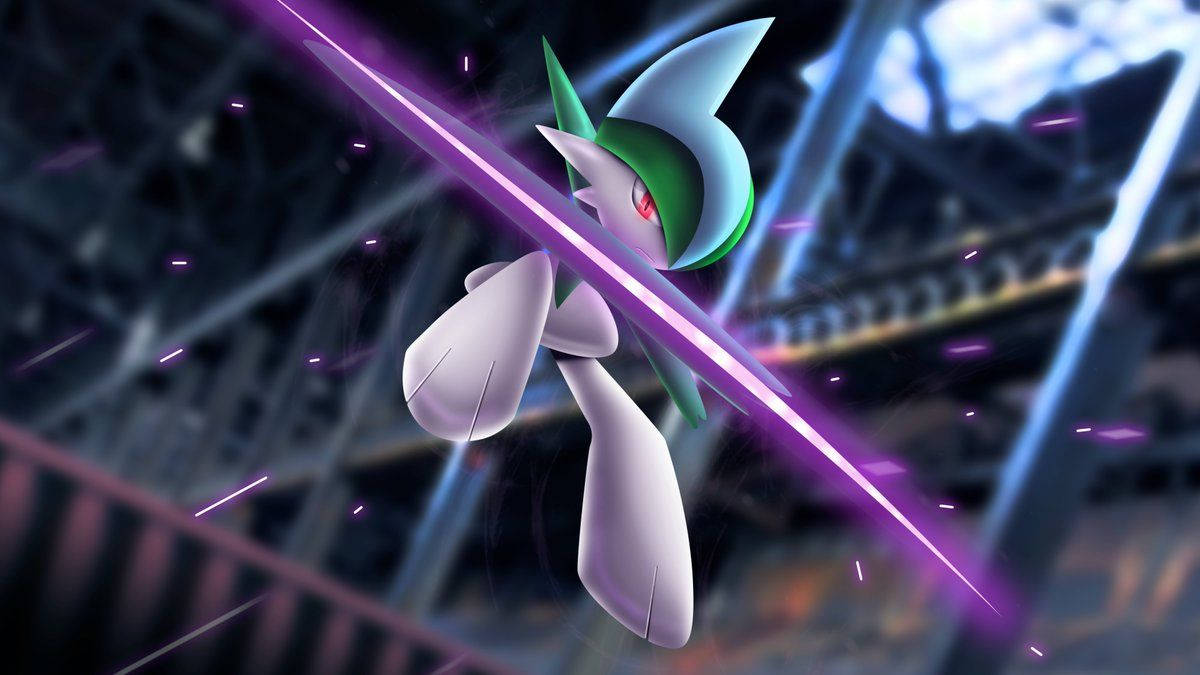 Gallade Shining Slice Background