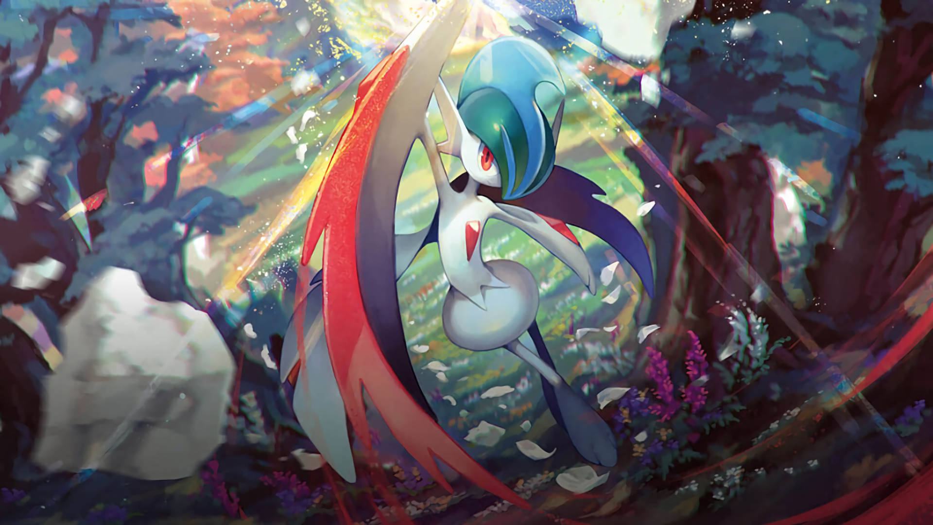 Gallade Slice Background