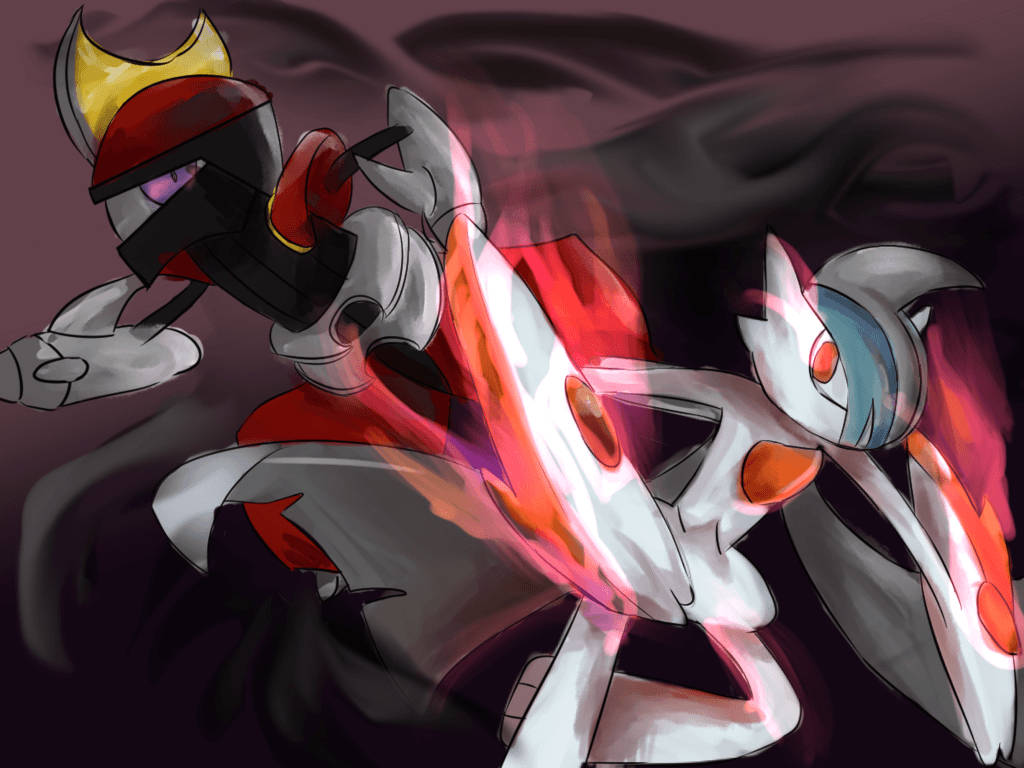 Gallade Vs Bisharp Background