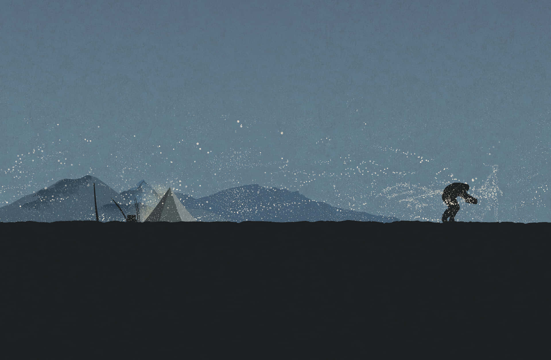 Gallant Gentleman Lawrence Oates Departure Art Background
