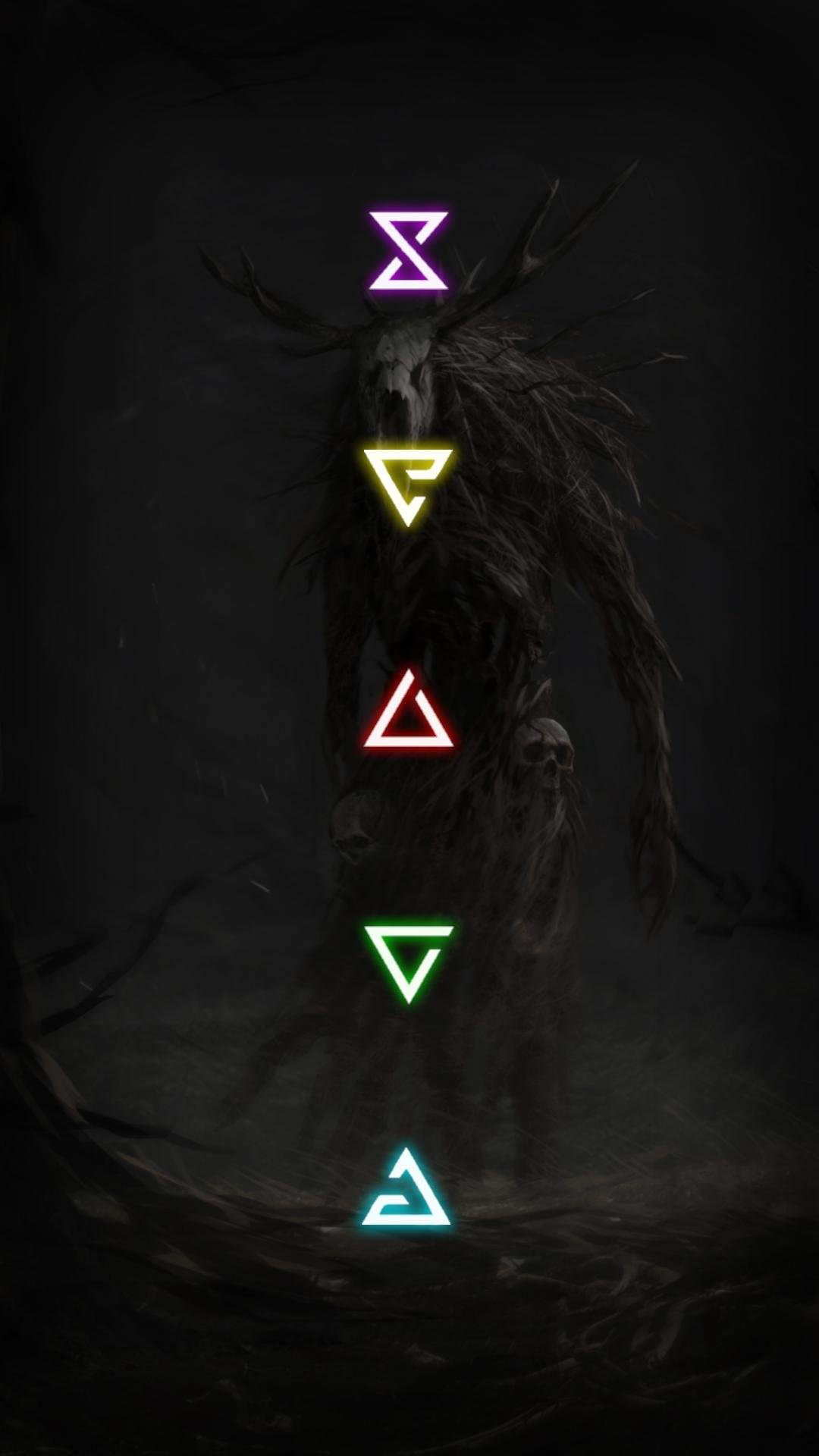 Game Magic Signs In Witcher 3 Iphone Background