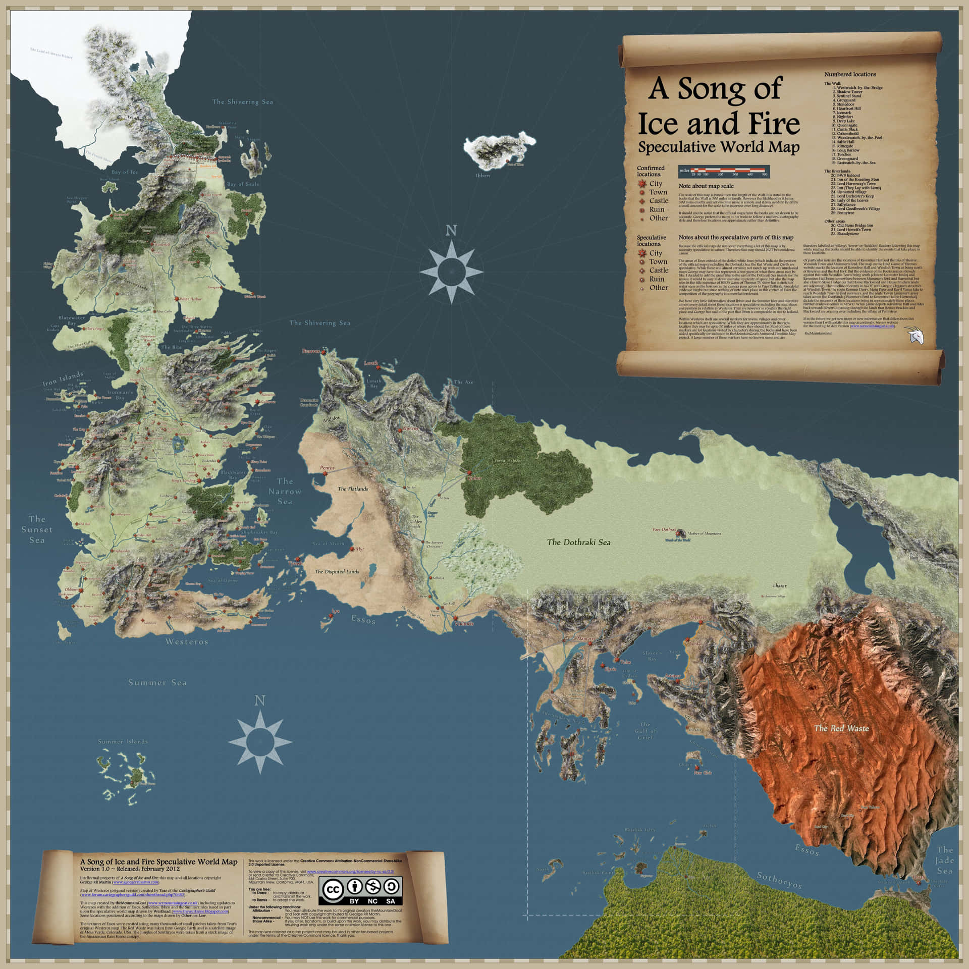 Game Of Thrones Map Legend Background