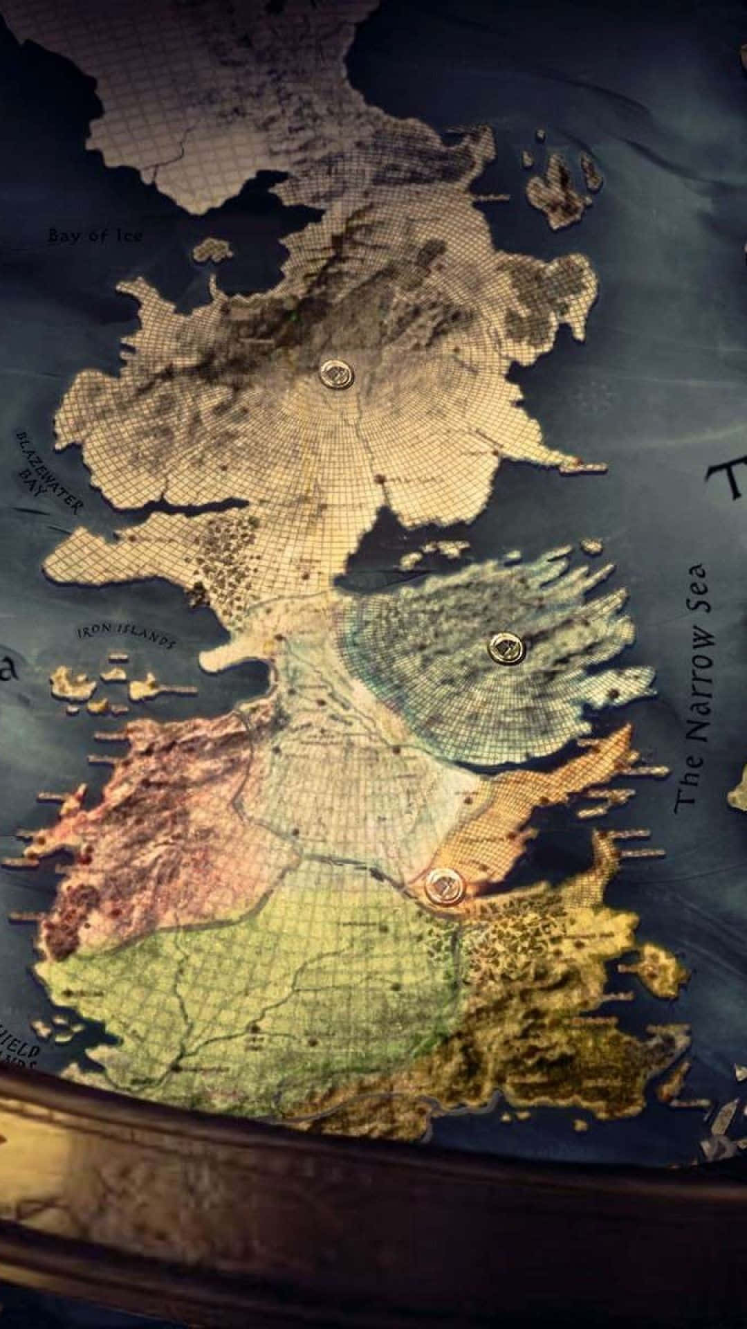 Game Of Thrones Map Vintage Aesthetic Background