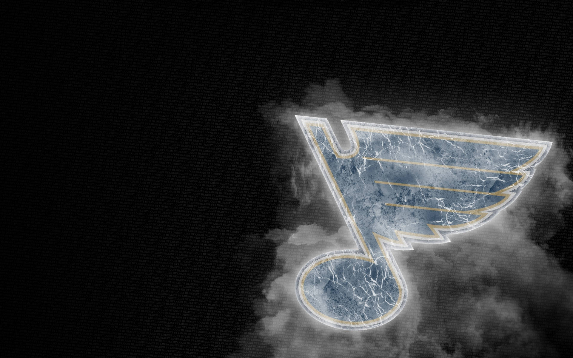 Game On - St. Louis Blues Ice Cold Logo Background