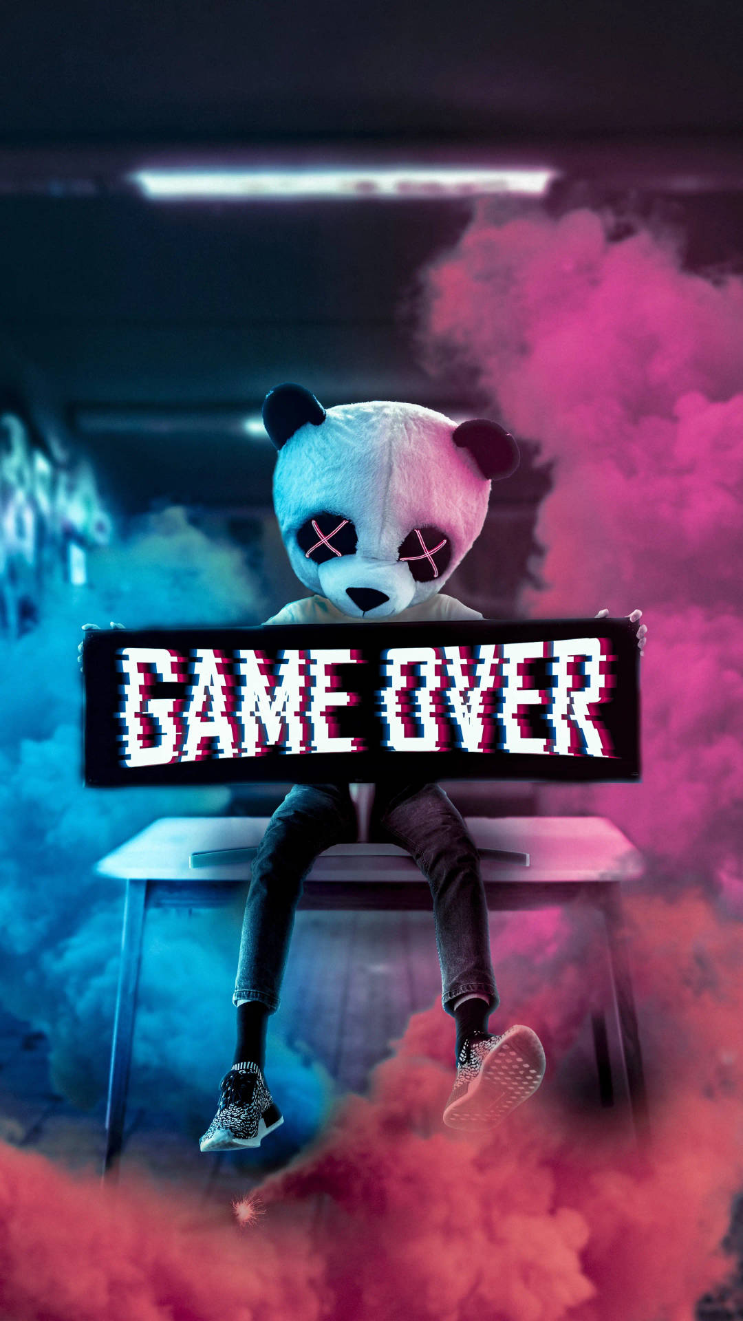 Game Over 8k Gaming Background